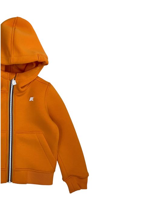 Felpa con zip e cappuccio neoprene K-way | K2124RWM30