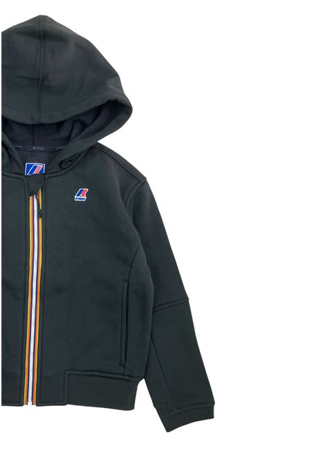 Felpa con zip e cappuccio K-way | K7141VWUSY