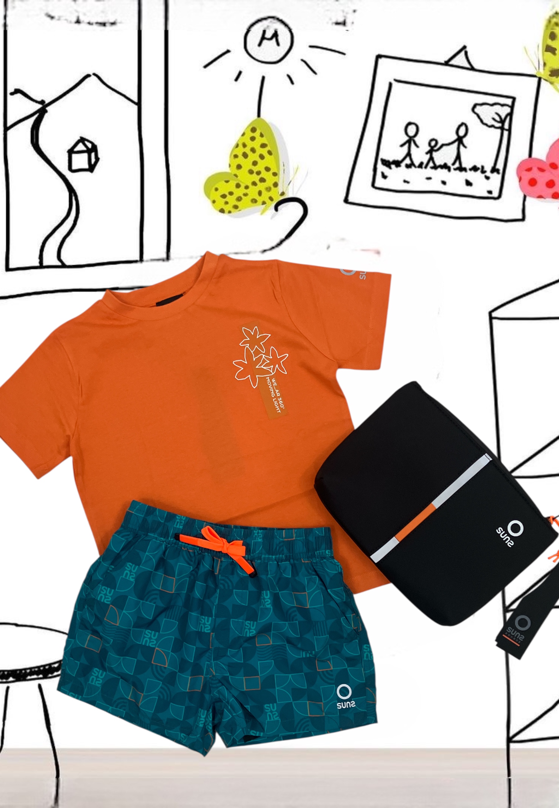 T-shirt bambino cotone SUNS | TSS6119UHAWAII